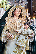 Besamanos de Santa María de la Jara (Iglesia de Nuestra Señora del Carmen - Sanlúcar de Barrameda (Cádiz). 12 de septiembre de 2014