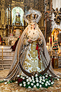 Besamanos de Nuestra Señora de Guadalupe (Iglesia de Nuestra Señora del Carmen) (Sanlúcar de Barrameda - Cádiz). 12 de diciembre de 2013