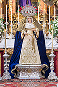 Besamanos de María Santísima del Mayor Dolor (Iglesia de Nuestra Señora del Carmen - Sanlúcar de Barrameda (Cádiz) - 12 de octubre de 2014