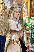 Besamanos de María Santísima del Mayor Dolor (Iglesia de Nuestra Señora del Carmen - Sanlúcar de Barrameda (Cádiz) - 12 de octubre de 2014
