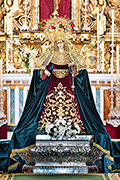 Besamanos de María Santísima de la Esperanza (Iglesia de San Nicolás de Bari - Sanlúcar de Barrameda (Cádiz) - 12 de octubre de 2014