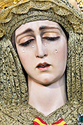 Besamanos de María Santísima de la Esperanza (Iglesia de San Nicolás de Bari - Sanlúcar de Barrameda (Cádiz) - 12 de octubre de 2014
