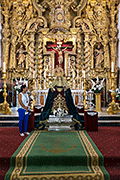 Besamanos de María Santísima de la Esperanza (Iglesia de San Nicolás de Bari - Sanlúcar de Barrameda (Cádiz) - 12 de octubre de 2014