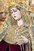 Besamanos de María Santísima de la Esperanza (Iglesia de San Nicolás de Bari - Sanlúcar de Barrameda (Cádiz) - 12 de octubre de 2014