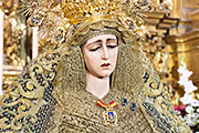 Besamanos de María Santísima de la Esperanza (Iglesia de San Nicolás de Bari - Sanlúcar de Barrameda (Cádiz) - 12 de octubre de 2014