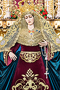 Besamanos de María Santísima de la Esperanza (Iglesia de San Nicolás de Bari - Sanlúcar de Barrameda (Cádiz) - 12 de octubre de 2014