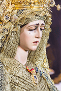 Besamanos de María Santísima de la Esperanza (Iglesia de San Nicolás de Bari - Sanlúcar de Barrameda (Cádiz) - 12 de octubre de 2014
