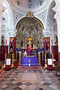 Besapies de Nuestro Padre Jesús de la Salud en sus Tres Caídas (Capilla de San Juan Bautista (La Caridad) (Rota (Cádiz). 7 de marzo de 2014.
