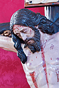 Besapiés del Santísimo Cristo del Amor (Iglesia de Nuestra Señora del Carmen) (Rota - Cádiz). 5 de abril de 2014