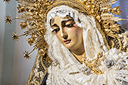Besamanos del Nuestra Señora de la Soledad (Iglesia Mayor de Nuestra Señora de la O) (Rota - Cádiz). 5 de abril de 2014