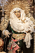 Besamanos del Nuestra Señora de la Soledad (Iglesia Mayor de Nuestra Señora de la O) (Rota - Cádiz). 5 de abril de 2014