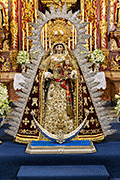 Besamanos de Nuestra Señora del Rosario, Patrona de Rota (Iglesia Mayor de Nuestra Señora de la O - Rota (Cádiz). 13 al 17 de agosto de 2014