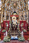 Besamanos de María Santísima de la Caridad (Capilla de San Juan Bautista - Rota (Cádiz). 15 y 16 de agosto de 2014