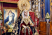 Besamanos de María Santísima de la Caridad (Capilla de San Juan Bautista - Rota (Cádiz). 15 y 16 de agosto de 2014