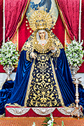 Besamanos extraordinario de María Santísima de la Estrella, con motivo del 50º Aniversario de su proclamación como "Madre de la Iglesia". (Iglesia de Nuestra Señora de los Desamparados - Sanlúcar de Barrameda (Cádiz) - 21 de noviembre de 2014