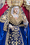 Besamanos extraordinario de María Santísima de la Estrella, con motivo del 50º Aniversario de su proclamación como "Madre de la Iglesia". (Iglesia de Nuestra Señora de los Desamparados - Sanlúcar de Barrameda (Cádiz) - 21 de noviembre de 2014