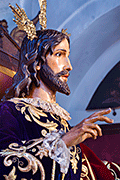 Besapiés de Nuestro Padre Jesús de la Paz (Iglesia de San Miguel - Sanlúcar de Barrameda (Cádiz) - 21 de noviembre de 2014