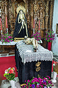 Misa de Difuntos y Besapiés del Santísimo Cristo Yacente (Iglesia de San Francisco - Sanlúcar de Barrameda (Cádiz)