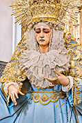 Besamanos de Maria Santísima de la Esperanza (Basílica de Nuestra Señora de la Caridad coronada - Sanlúcar de Barrameda (Cádiz) - 8 de diciembre de 2014