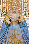 Besamanos de Maria Santísima de la Esperanza (Basílica de Nuestra Señora de la Caridad coronada - Sanlúcar de Barrameda (Cádiz) - 8 de diciembre de 2014