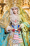 Besamanos de Maria Santísima de la Esperanza (Basílica de Nuestra Señora de la Caridad coronada - Sanlúcar de Barrameda (Cádiz) - 8 de diciembre de 2014