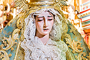 Besamanos de Maria Santísima de la Esperanza (Basílica de Nuestra Señora de la Caridad coronada - Sanlúcar de Barrameda (Cádiz) - 8 de diciembre de 2014