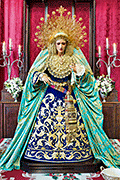 Besamanos de María Santísima de los Desamparados (Iglesia de Nuestra Señora de los Ángeles y San Sebastián Mártir - Sanlúcar de Barrameda - Cádiz). 8 de diciembre de 2014