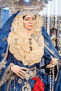 Besamanos de Nuestra Señora de Guadalupe (Iglesia de Nuestra Señora del Carmen) (Sanlúcar de Barrameda - Cádiz). 12 de diciembre de 2014