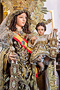 Besamanos de Nuestra Señora del Carmen, Patrona de San Fernando (Iglesia Conventual de Nuestra Señora del Carmen) (San Fernando - Cádiz). 16 de julio de 2014