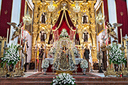 Besamanos de Nuestra Señora del Carmen, Patrona de San Fernando (Iglesia Conventual de Nuestra Señora del Carmen) (San Fernando - Cádiz). 16 de julio de 2014