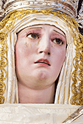 Besamanos de María Santísima del Mayor Dolor (Iglesia del Santo Cristo) (San Fernando - Cádiz). 6 de abril de 2014