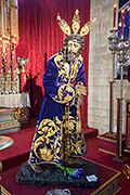 Besamanos de Nuestro Padre Jesús de los Afligidos (Iglesia del Santo Cristo) (San Fernando - Cádiz). 6 de abril de 2014