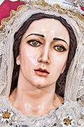 Besamanos de María Santísima de la Salud (Iglesia de la Divina Pastora de las Almas) (San Fernando - Cádiz). 6 de abril de 2014