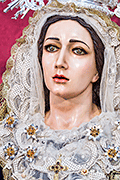 Besamanos de María Santísima de la Salud (Iglesia de la Divina Pastora de las Almas) (San Fernando - Cádiz). 6 de abril de 2014
