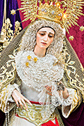 Besamanos de María Santísima del Buen Fin (Iglesia de San José Artesano) (San Fernando - Cádiz). 6 de abril de 2014