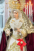 Besamanos de María Santísima del Buen Fin (Iglesia de San José Artesano) (San Fernando - Cádiz). 6 de abril de 2014