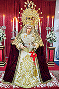Besamanos de María Santísima del Buen Fin (Iglesia de San José Artesano) (San Fernando - Cádiz). 6 de abril de 2014