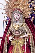 Besamanos de María Santísima de las Angustias (Iglesia de la Sagrada Familia) (San Fernando - Cádiz). 6 de abril de 2014