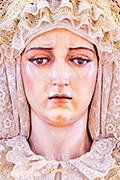 Besamanos de María Santísima del Amor (Iglesia de la Sagrada Familia) (San Fernando - Cádiz). 6 de abril de 2014