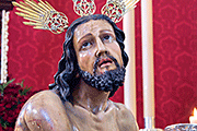 Besapiés de Nuestro Padre Jesús atado y flagelado en la columna (Iglesia Mayor de San Pedro y San Pablo) (San Fernando (Cádiz). 15 de marzo de 2014.