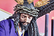 Besapiés del Santísimo Cristo de las Tres Caídas (Iglesia de la Sagrada Familia - Bazán) (San Fernando (Cádiz). 23 de marzo de 2014