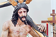 Besapiés del Santísimo Cristo de la Humildad y Paciencia (Iglesia de San Servando y San Germán) (San Fernando (Cádiz). 23 de marzo de 2014