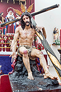 Besapiés del Santísimo Cristo de la Humildad y Paciencia (Iglesia de San Servando y San Germán) (San Fernando (Cádiz). 23 de marzo de 2014