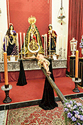 Besapiés del Santísimo Cristo de la Expiración (Iglesia Castrense de San Francisco) (San Fernando (Cádiz). 23 de marzo de 2014
