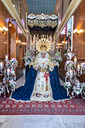 Besamanos de María Santísima de la Estrella (Capilla del Colegio La Salle) (San Fernando - Cádiz). 6 de abril de 2014