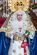 Besamanos de María Santísima de la Estrella (Capilla del Colegio La Salle) (San Fernando - Cádiz). 6 de abril de 2014
