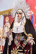 Besamanos de María Santísima de los Desamparados (Capilla de María Santísima de los Desamparados (Antigua del Hospital de San José) (San Fernando - Cádiz). 6 de abril de 2014