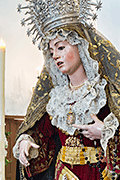 Besamanos de Nuestra Señora de la Soledad (Iglesia Conventual de la Victoria) (Puerto Real - Cádiz). 30 de marzo de 2014