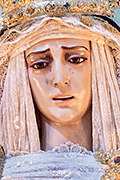 Besamanos de María Santísima del Mayor Dolor (Iglesia Prioral de San Sebastián) (Puerto Real - Cádiz). 30 de marzo de 2014
