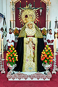 Besamanos de Nuestra Señora de la Amargura (Iglesia de San Benito Abad) (Puerto Real - Cádiz). 30 de marzo de 2014